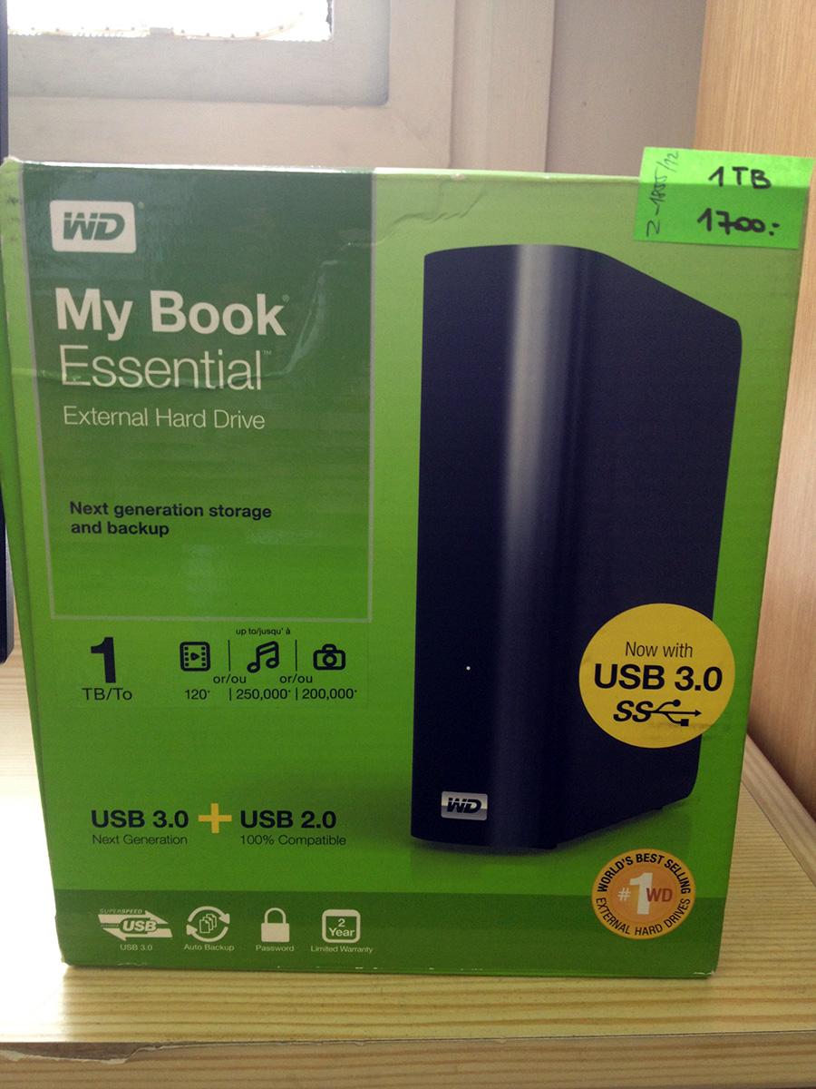 WESTERN DIGITAL My Book Essential 3.0 1TB