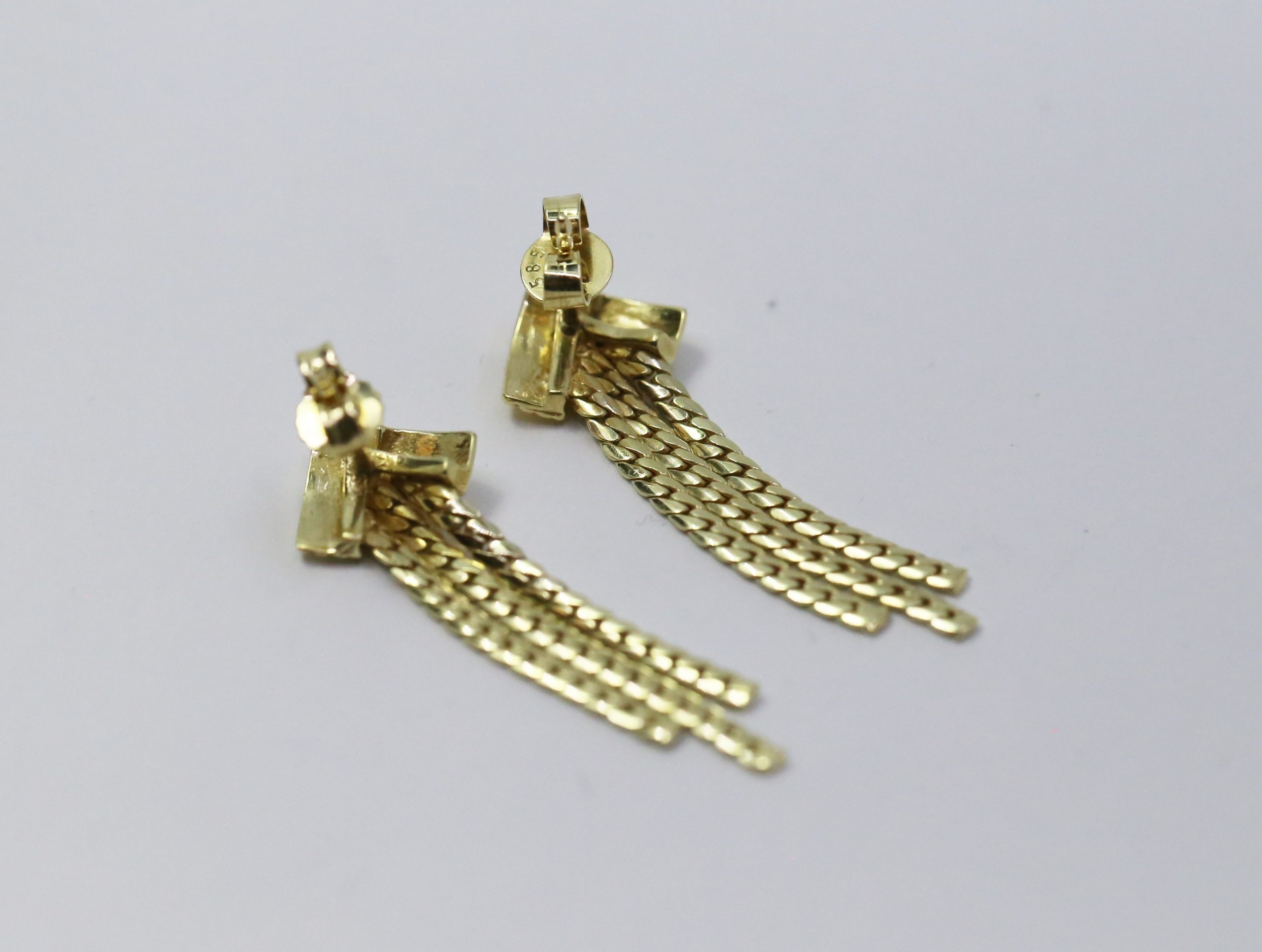Zlaté náušnice visací 14k – 4,45g