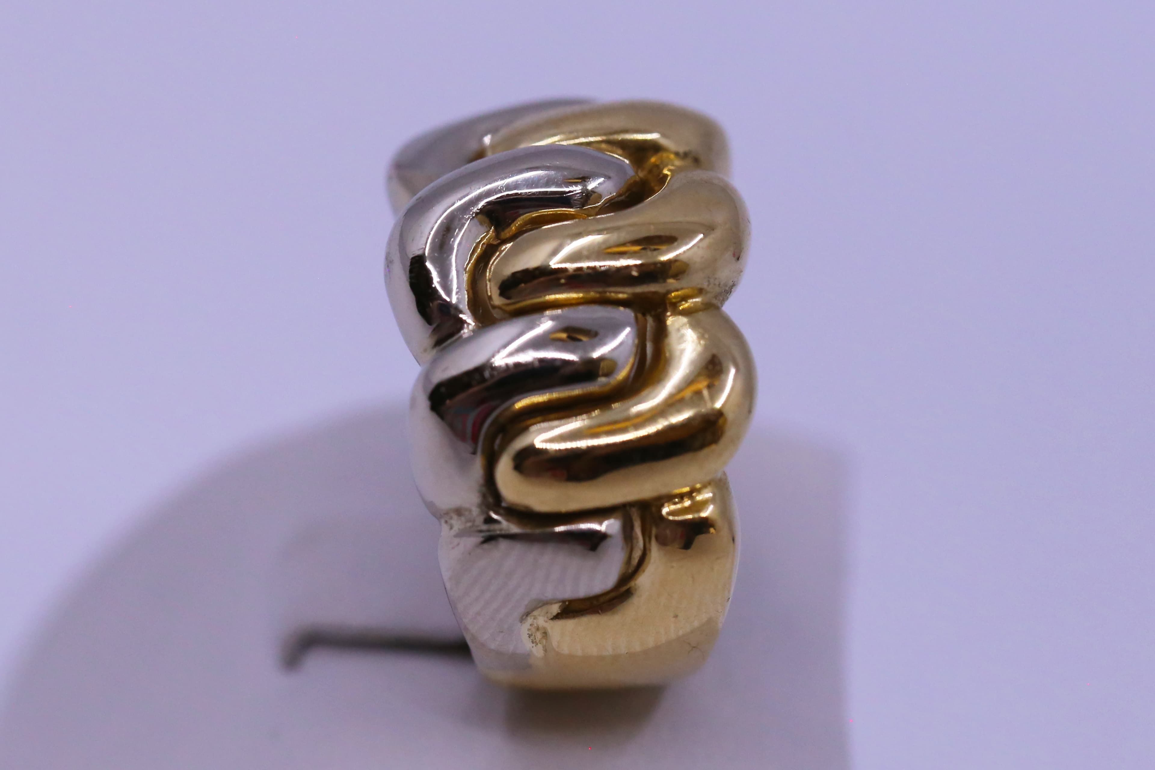 Zlatý dámský prsten masivní 18k – 13,67g — fotografie 2