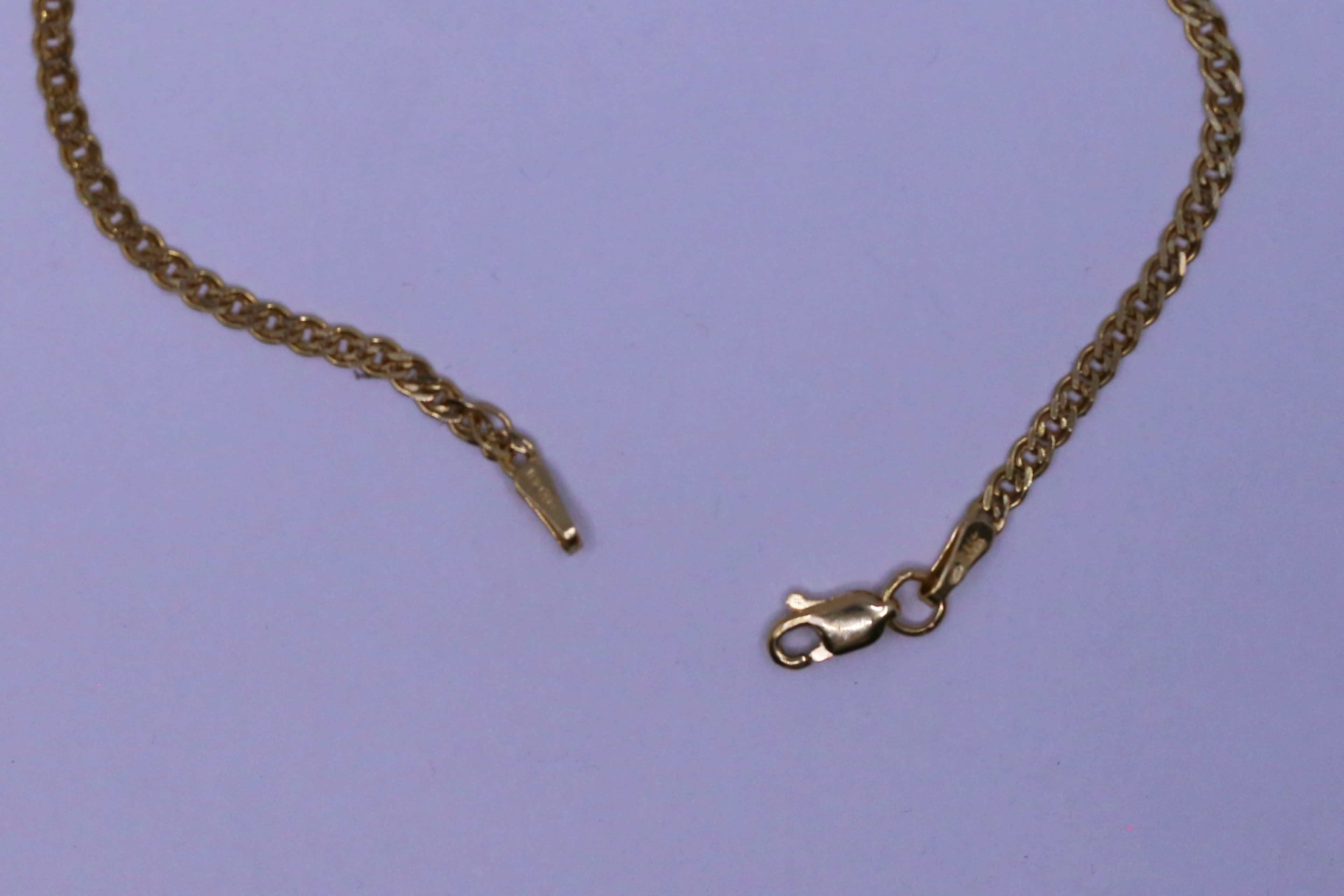 Zlatý náramek elegance 14k – 1,84g — fotografie 2