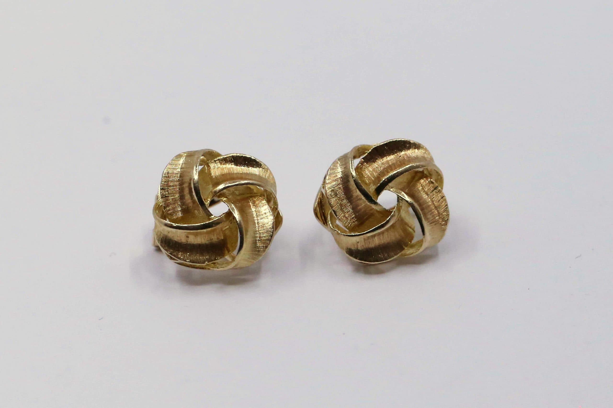 Zlaté náušnice 14k – 5,18g — použitý zlatý šperk, hlavní fotografie
