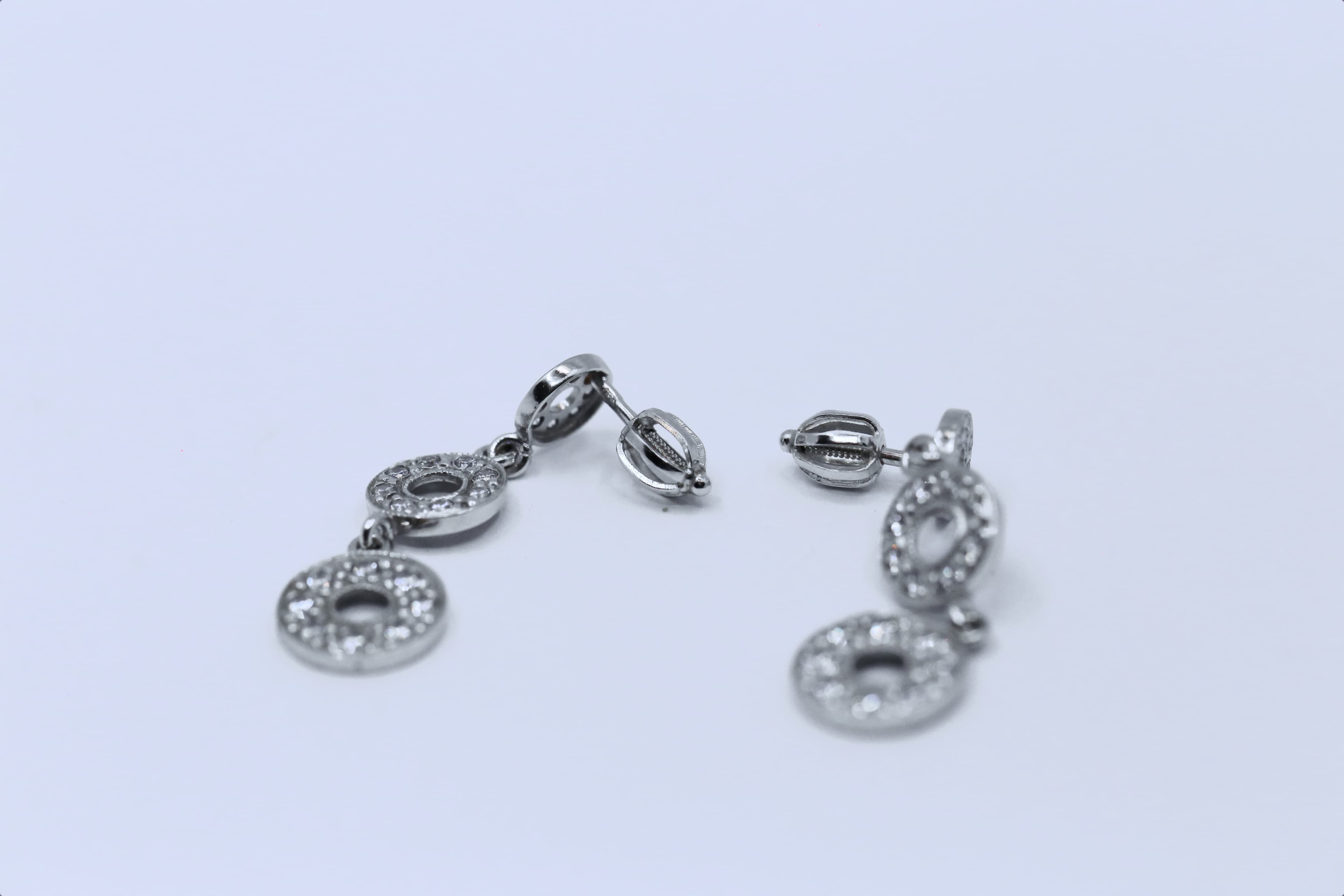 Zlaté náušnice elegance 14k – 3,63g — fotografie 2