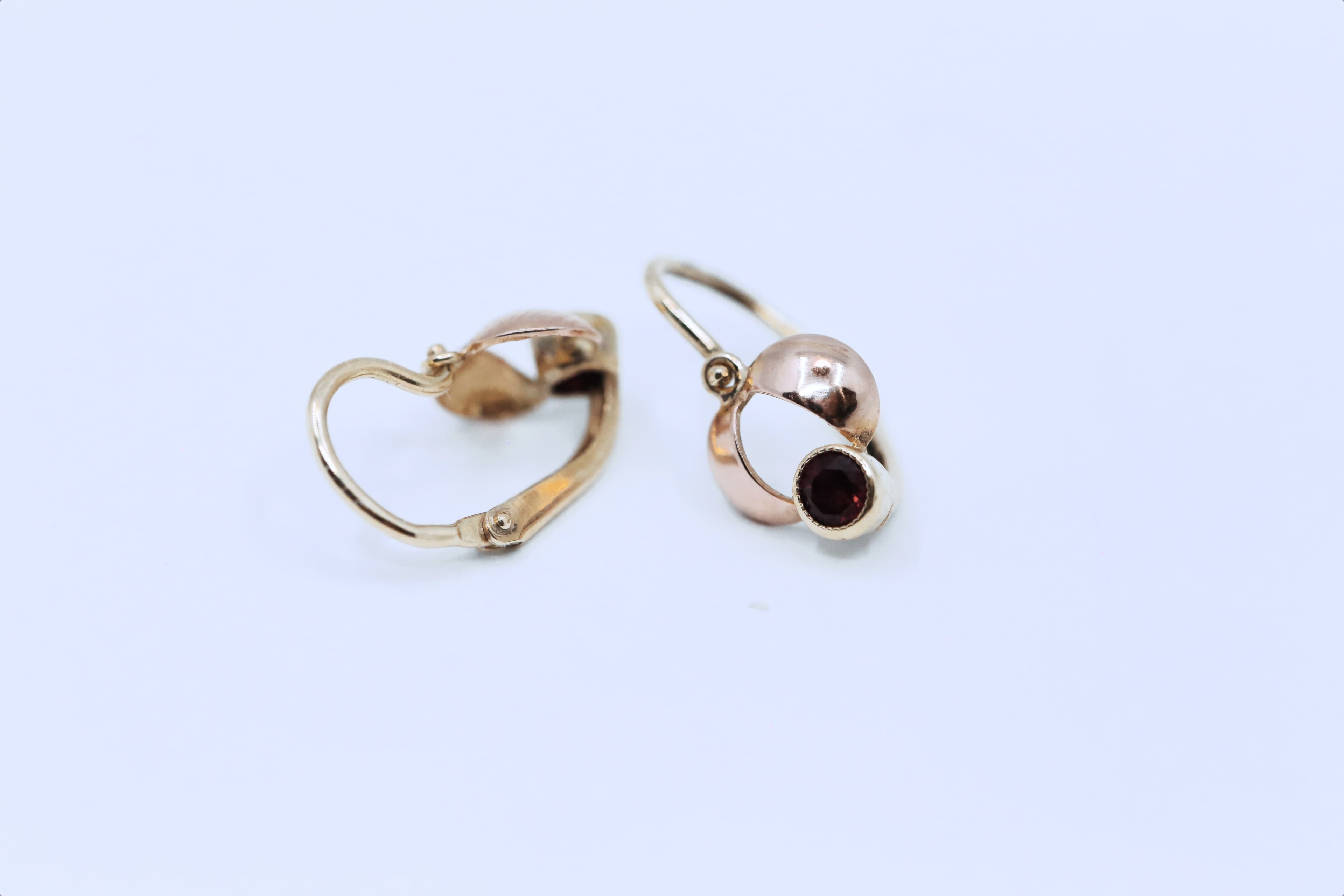 Zlaté náušnice 14k – 1,13g — fotografie 2