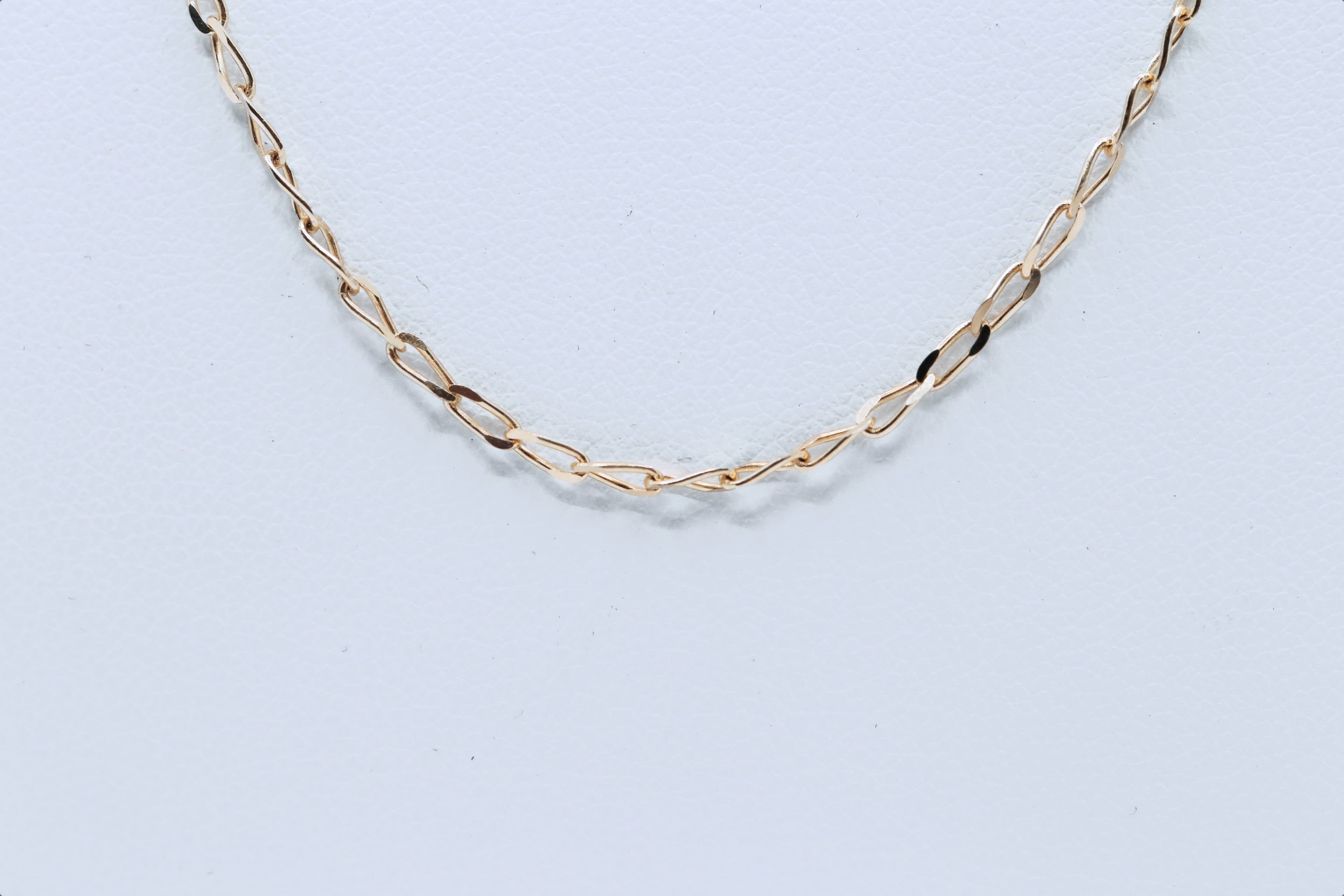 Zlatý řetízek simple 14k – 2,97g — použitý zlatý šperk, hlavní fotografie