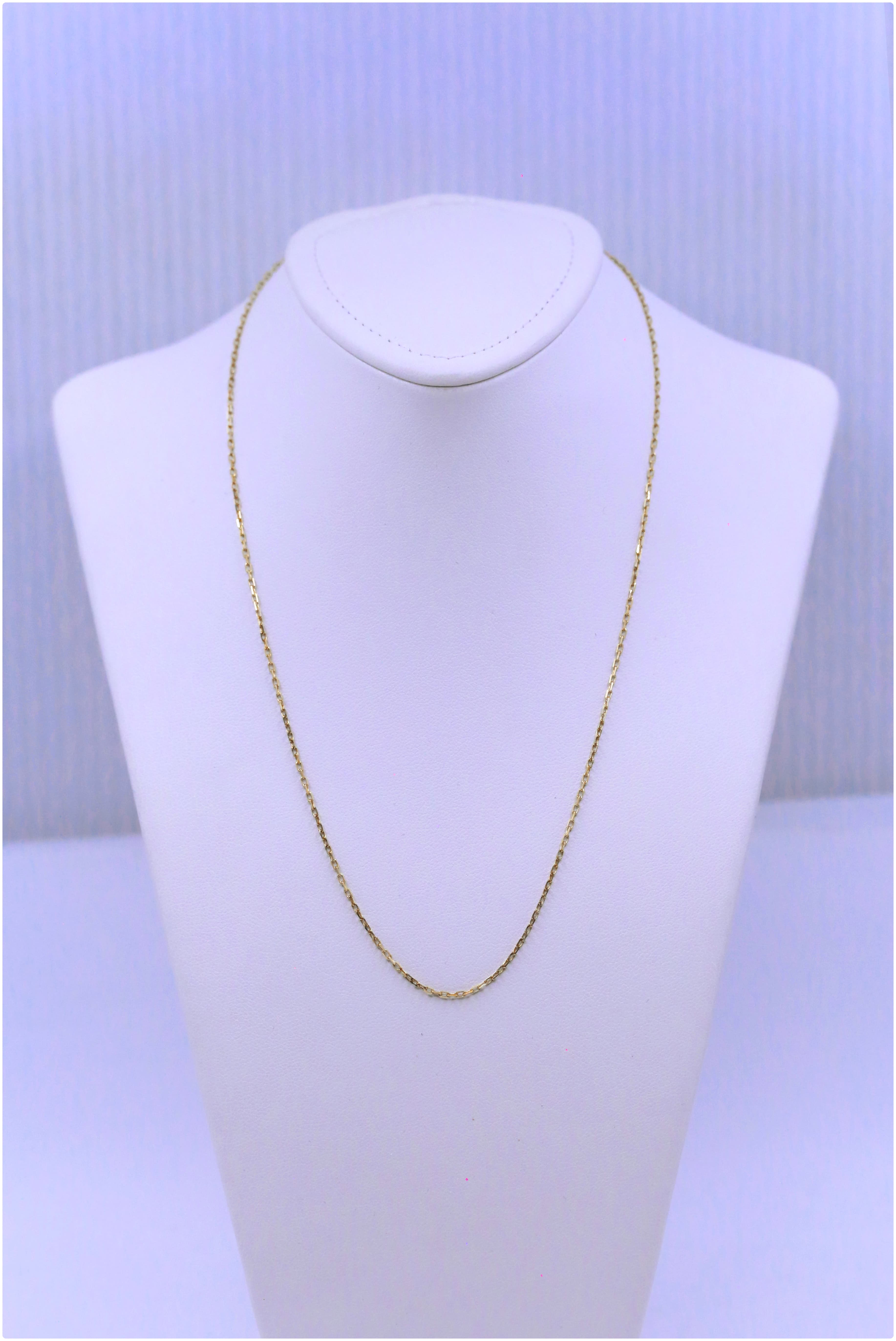Zlatý řetízek minimalist 14k – 1,72g — použitý zlatý šperk, hlavní fotografie
