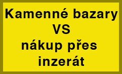 V čem jsou lepší kamenné bazary než nákup přes inzeráty?