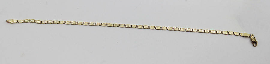 Zlatý náramek plošky - Obrázek 2