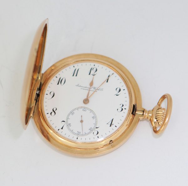 Zlaté kapesní hodinky IWC Schaffhausen