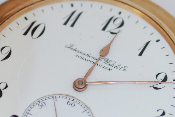 Zlaté kapesní hodinky IWC Schaffhausen