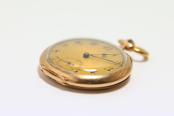 Zlaté kapesní hodinky Diomede 1897 systeme glashutte