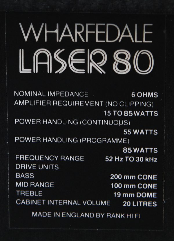Wharfedale Laser 80