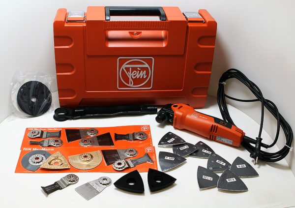 Oscilační bruska Fein FMM 350 Q MultiMaster Top, kufr + 5x E-Cut