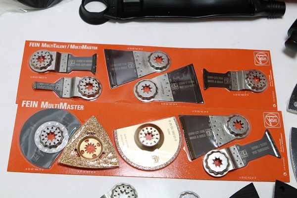 Oscilační bruska Fein FMM 350 Q MultiMaster Top, kufr + 5x E-Cut