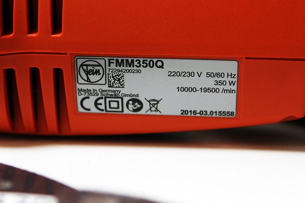 Oscilační bruska Fein FMM 350 Q MultiMaster Top, kufr + 5x E-Cut