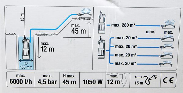GARDENA ponorné čerpadlo 6000/5