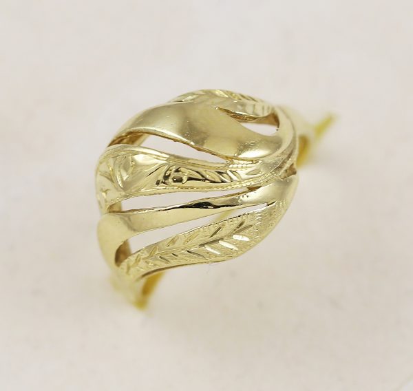 Dámský prsten ze žlutého zlata