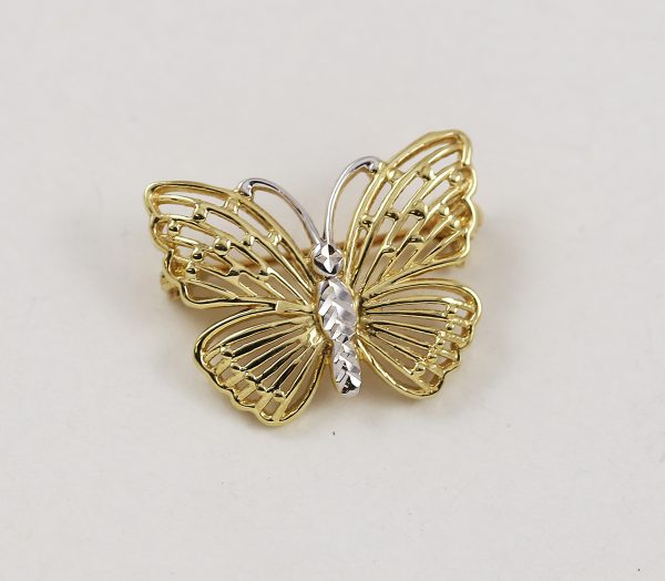 Zlatá brož motýlek