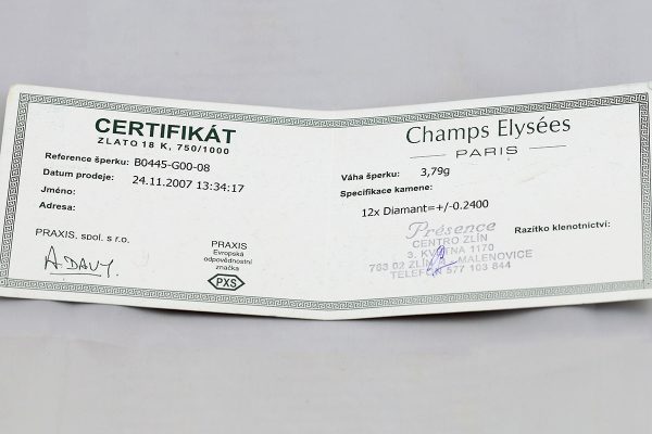 Náušnice s diamanty
