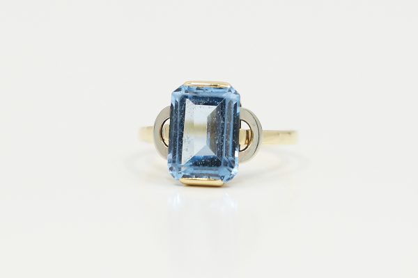 Prsten modrý kámen