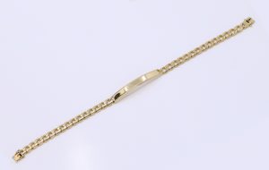 Zlatý masivní pánský náramek 18k