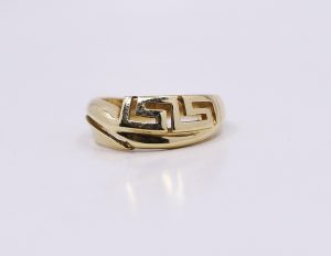 Zlatý masivní unisex prsten