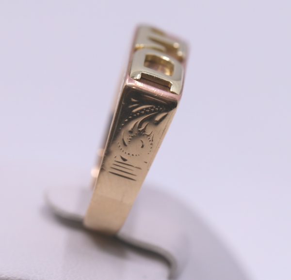 Prsten monogram DT