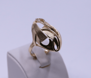 Prsten celozlatý masivní