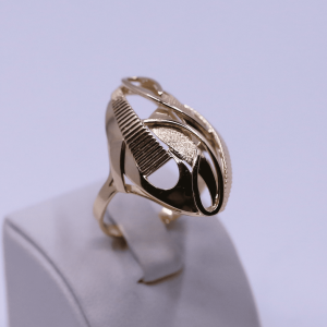 Prsten celozlatý masivní