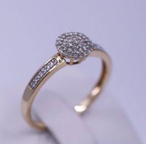 Prsten s diamanty lux