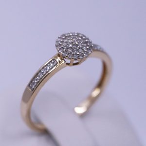 Prsten s diamanty lux