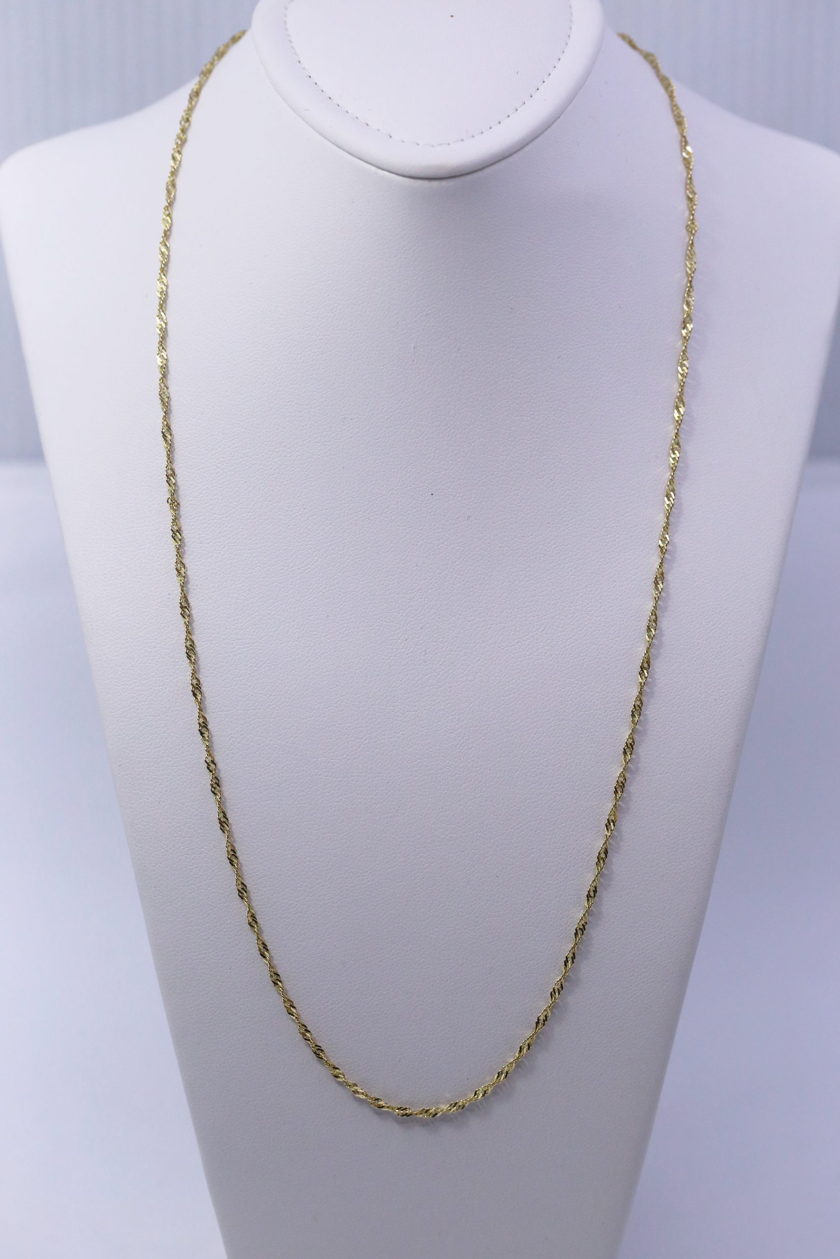 Zlatý řetízek pruhovaný 14k - 1,58g - Obrázek 2