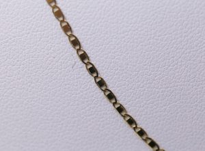 Zlatý řetízek žiletka 14k - 1,39g