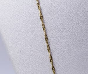 Zlatý řetízek pruhovaný 14k - 1,58g