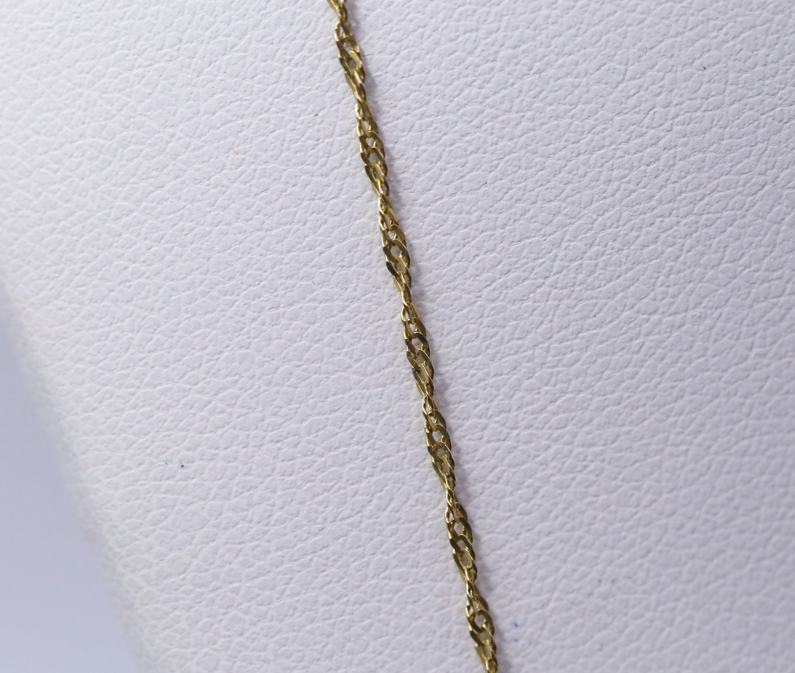 Zlatý řetízek pruhovaný 14k - 1,58g