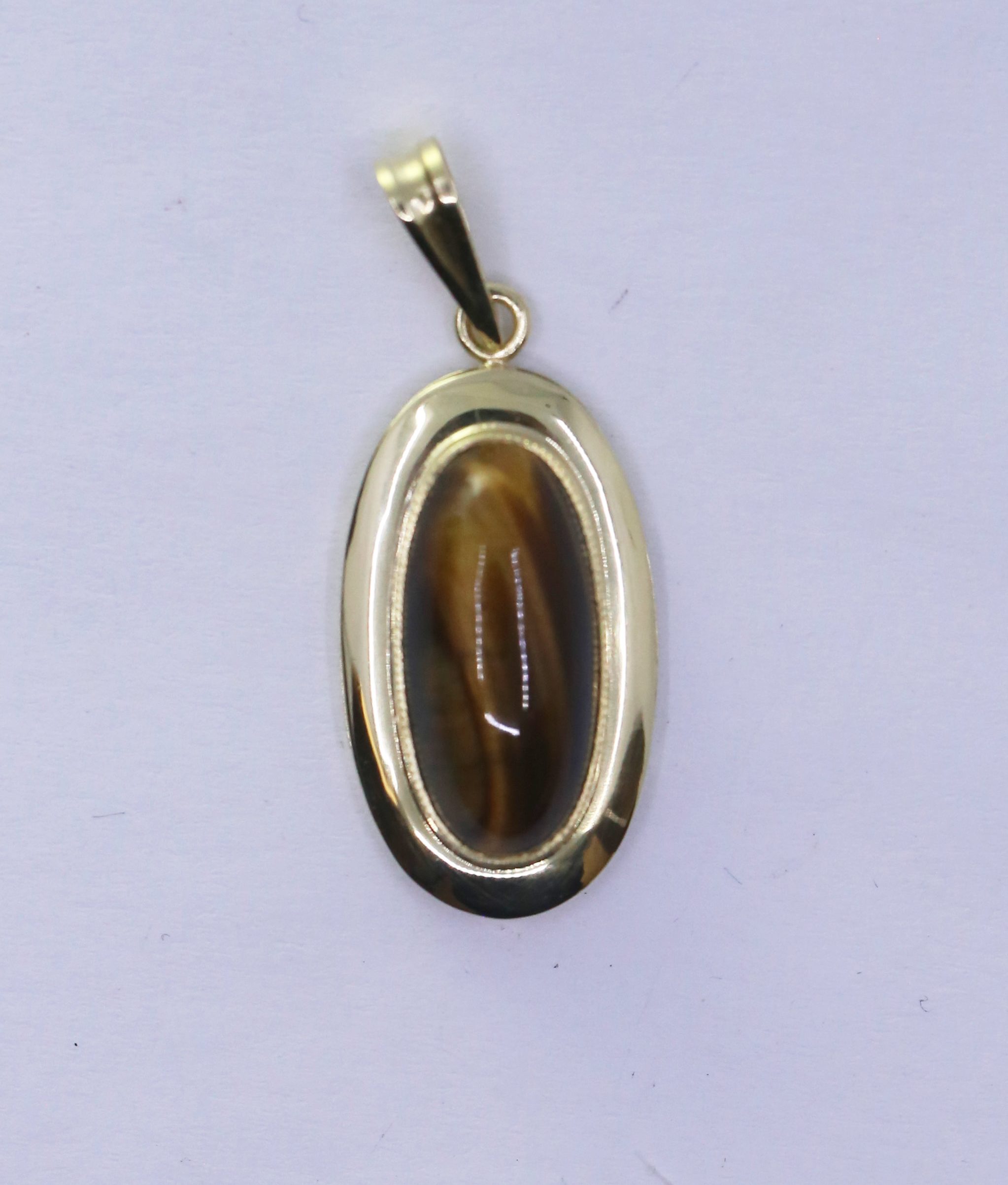 Zlatý přívěsek s tygřím okem 14k – 3,58g