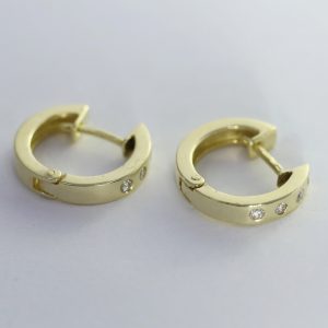 Zlaté náušnice kruhy 14k – 4,3g