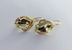 Zlaté náušnice elegance 14k – 2,66g