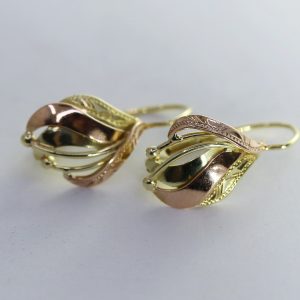 Zlaté náušnice elegance 14k – 2,66g