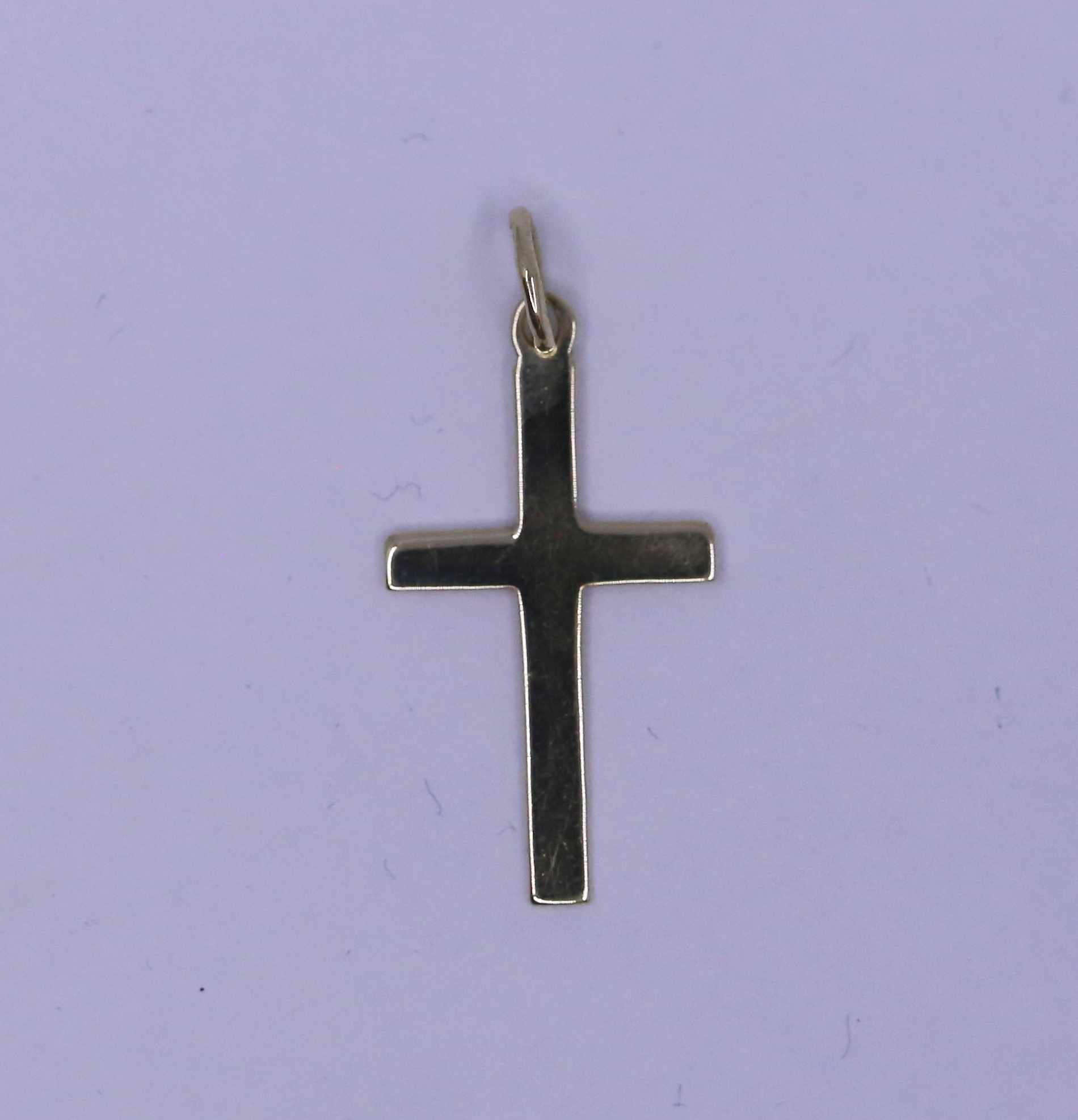 Zlatý přívěsek kříž 14k – 0,57g