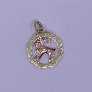 Zlatý přívěsek kozoroh 14k – 0,56g