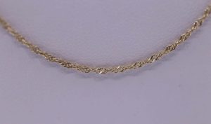 Zlatý řetízek 14k – 1,51g
