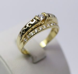 Zlatý dámský prsten luxury 14k – 3,90g