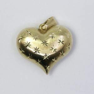 Zlatý přívěsek srdce 14k – 2,68g