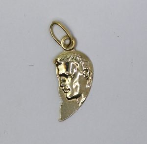 Zlatý přívěsek polovička 14k – 0,63g