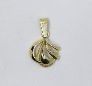 Zlatý přívěsek elegance 14k – 1,50g