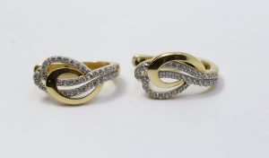Zlaté náušnice elegance 14k – 3,16g