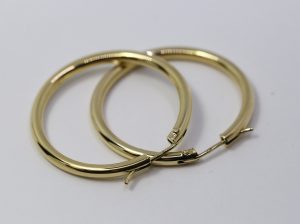 Zlaté náušnice kruhy 14k – 4,58g