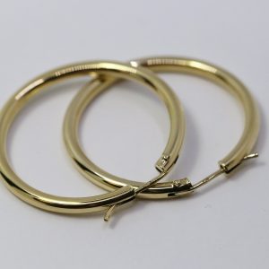 Zlaté náušnice kruhy 14k – 4,58g