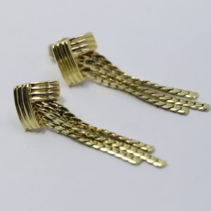 Zlaté náušnice visací 14k – 4,45g